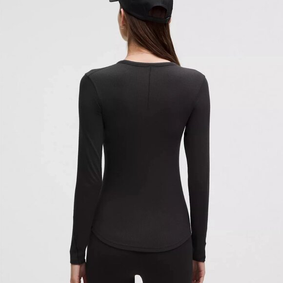 NWOT - Lululemon - Hold Tight Long-Sleeve Shirt - Black XXS - Picture 3 of 10